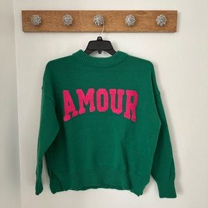 NWT Green Paxton Sweater (OS)